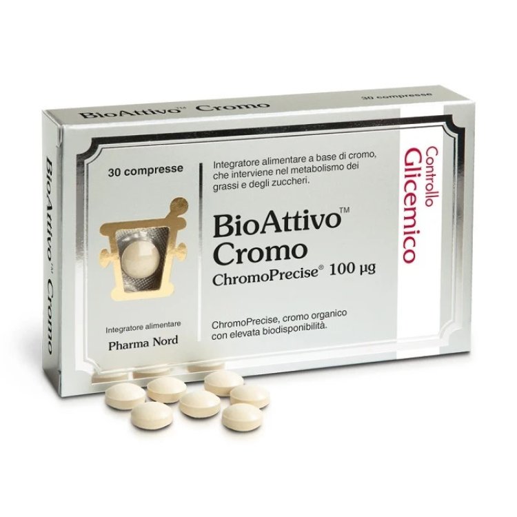 BioAttivo Cromo Integratore Alimentare Per Metabolismo - 30 Compresse