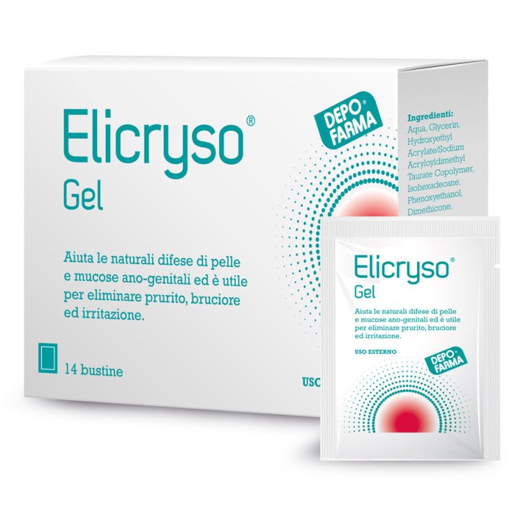Elicryso Gel Vaginale Sollievo Prurito e Bruciore 14 Bustine