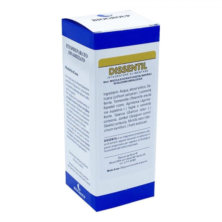 Biogroup Dissentil Integratore Intestinale per Funzione Intestinale 50ml Biogroup Dissentil Integratore Intestinale per Funzione Intestinale 50ml