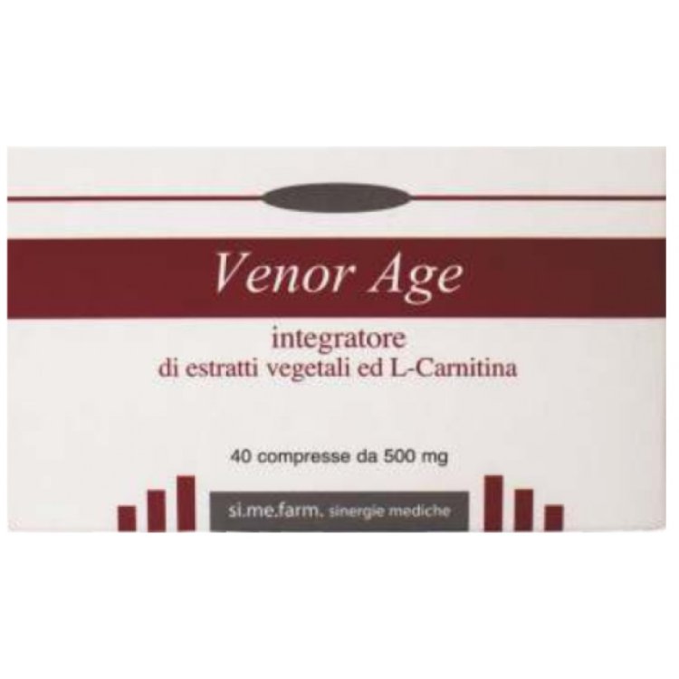 Si.Me.Farm Venor Age Integratore Alimentare Circolazione Venosa - 40 Compresse