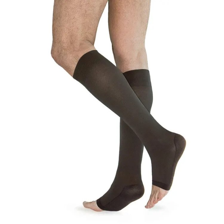 Solidea Relax Gambaletto Unisex Punta Aperta 140 Denari Nero Taglia XL
