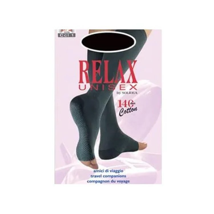 Solidea Relax Unisex 140 Gambaletto Punta Aperta Naturale Taglia 4XL