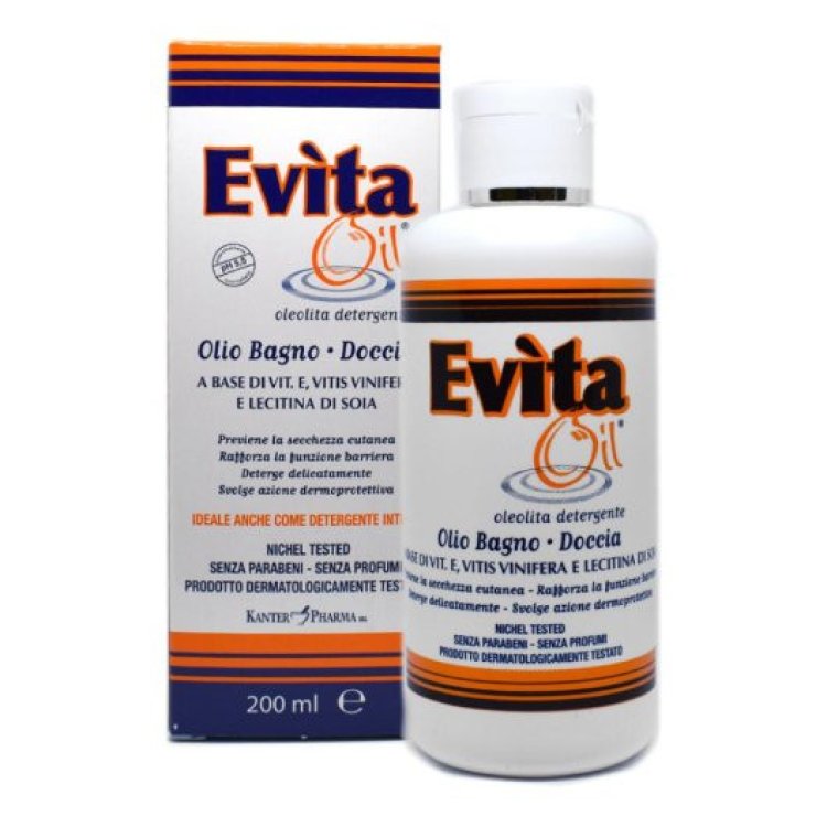 Kanter Pharma Evita Oil Bagno Doccia Ipoallergenico Idratante 200ml
