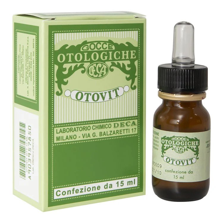 Deca Laboratorio Chimico Otovit Gocce Otologiche Emollienti e Umettanti 15ml