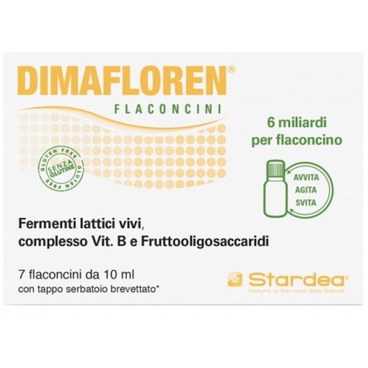 Stardea Dimafloren Integratore Fermenti Lattici Vivi 7 Flaconcini Monodose 10ml