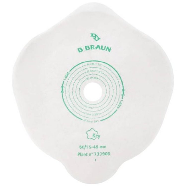 Flexima Placca Piana 40 mm con Protettore Idrocolloidale, 5 pz