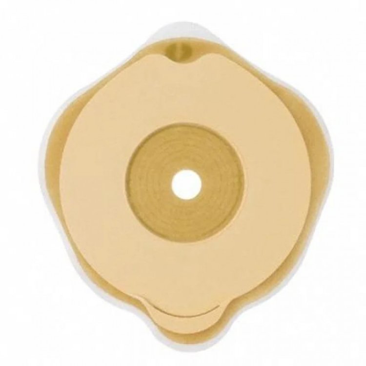Flexima Key Placca Piana 60 mm con Protettore Idrocolloidale, 5 Pezzi