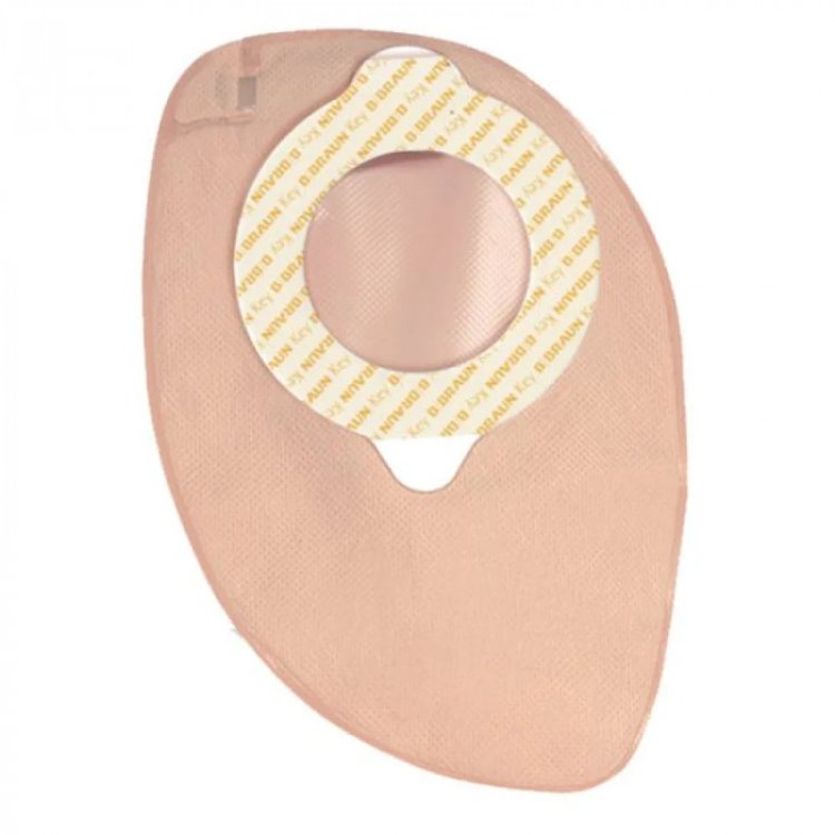 Flexima Key Sacca Colostomia Fondo Chiuso Beige 50mm 30 Pezzi