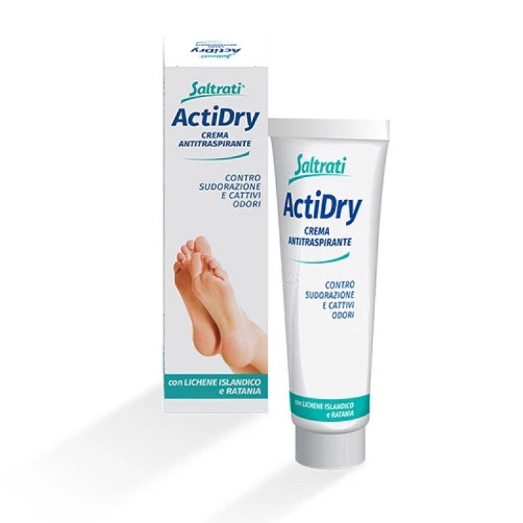 Saltrati Actidry Crema Antitraspirante Piedi per Sudore Eccessivo 100 ml