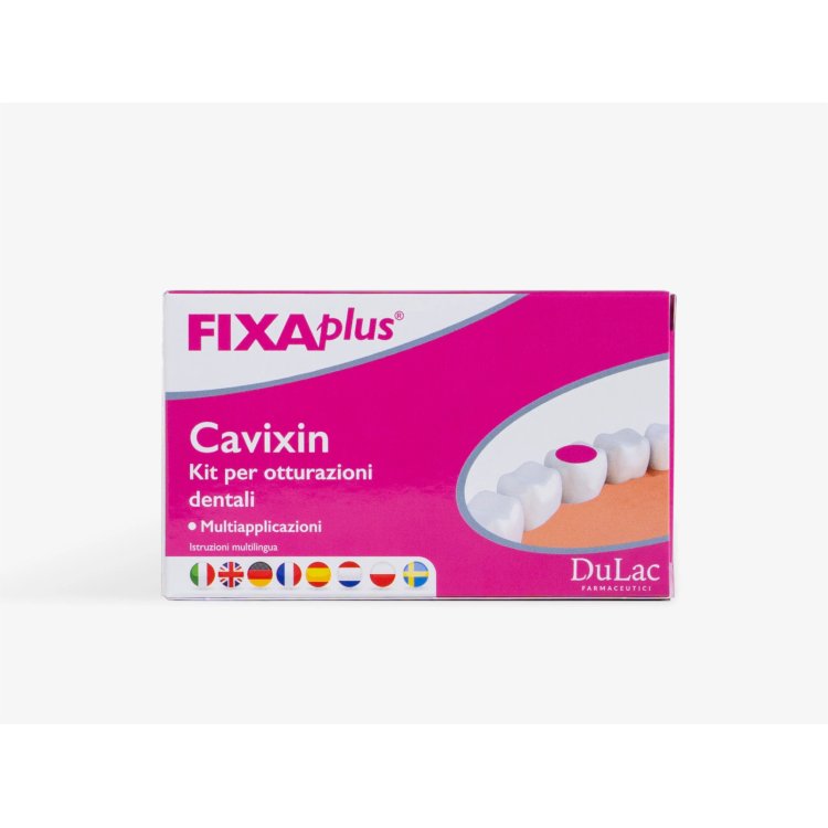 Dulac Fixaplus Kit Cavixin per Otturazioni Dentali Sigillante Temporaneo