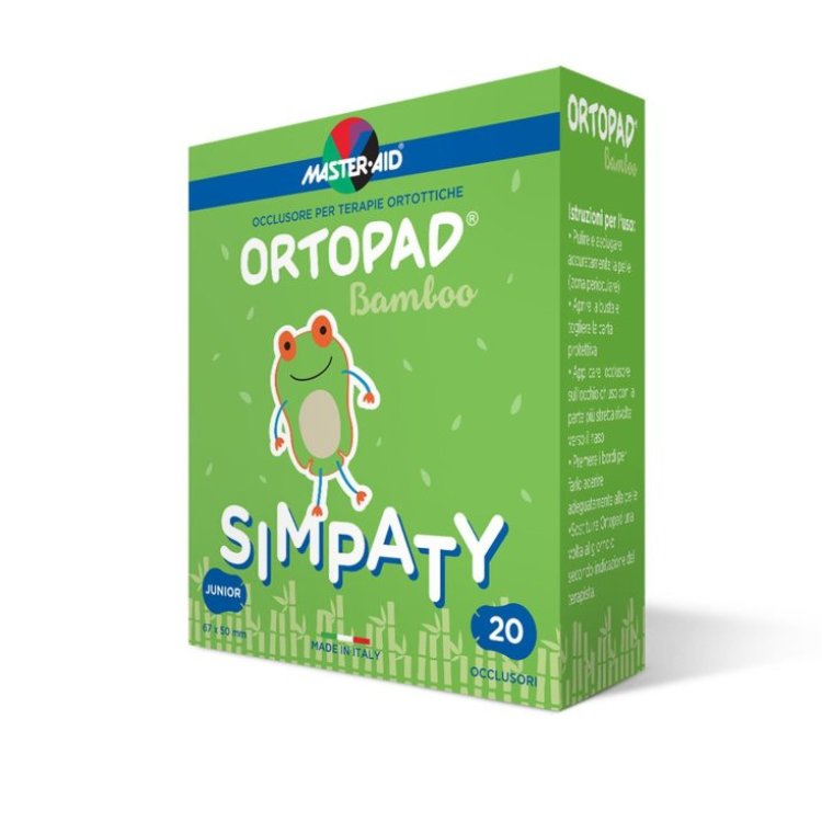 Master Aid Ortopad Simpaty Cotton Junior Cerotto Occlusore Ambliopia e Strabismo - 50 pz