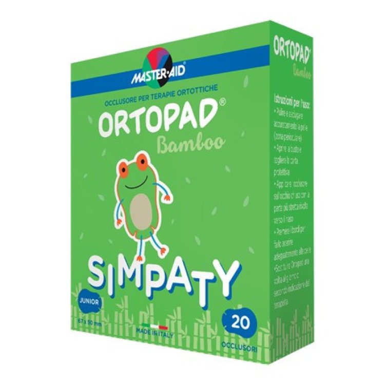 Master Aid Ortopad Simpaty Cerotto Oculare per Ambliopia e Strabismo Misura M 50 Pezzi