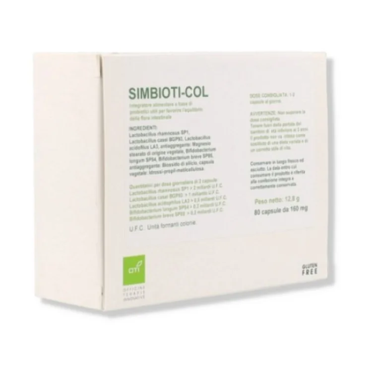 Oti Simbioti Col Integratore per Equilibrio Intestinale 80 Capsule