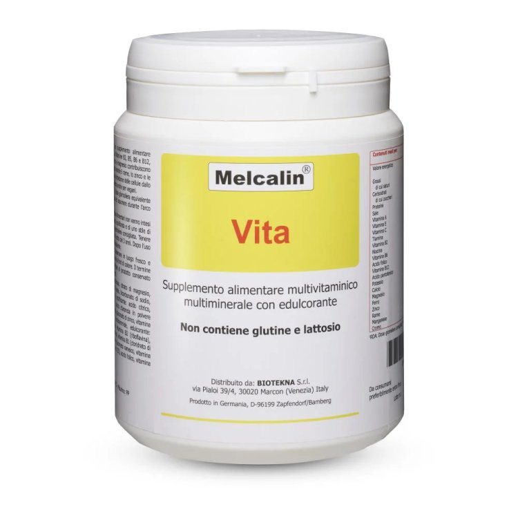 Melcalin Vita Integratore Multivitaminico e Multiminerale in Polvere 320 g Melcalin Vita Integratore Multivitaminico e Multiminerale in Polvere 320 g