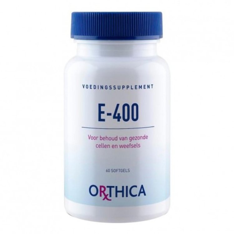 Nature's Plus Vitamina E 400 Orthica Integratore Antiossidante, 60 Capsule