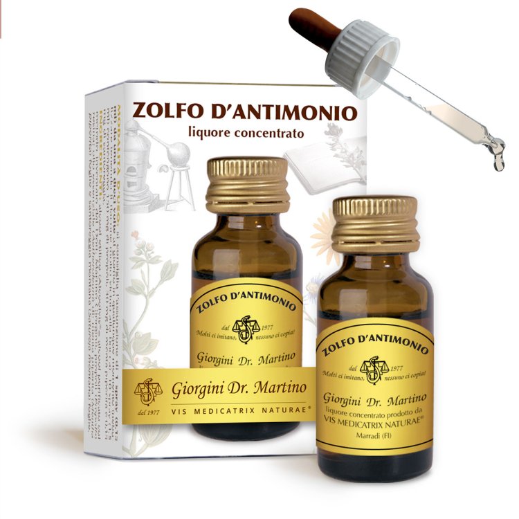 Dr. Giorgini Zolfo Antimonio Gocce per Benessere Gastrico e Cutaneo 10 ml