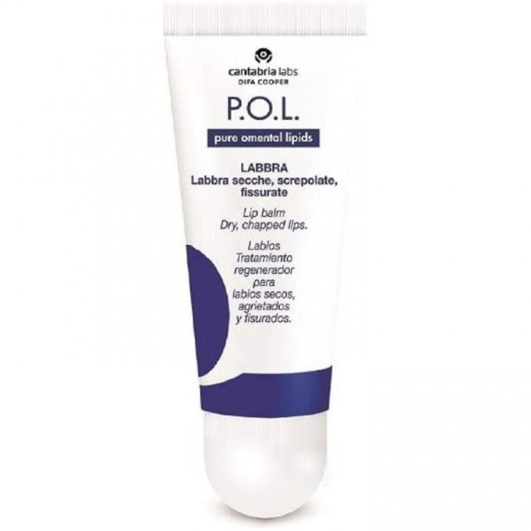 Pol Labbra Crema Protettiva per Labbra Secche e Screpolate Tubetto 10ml