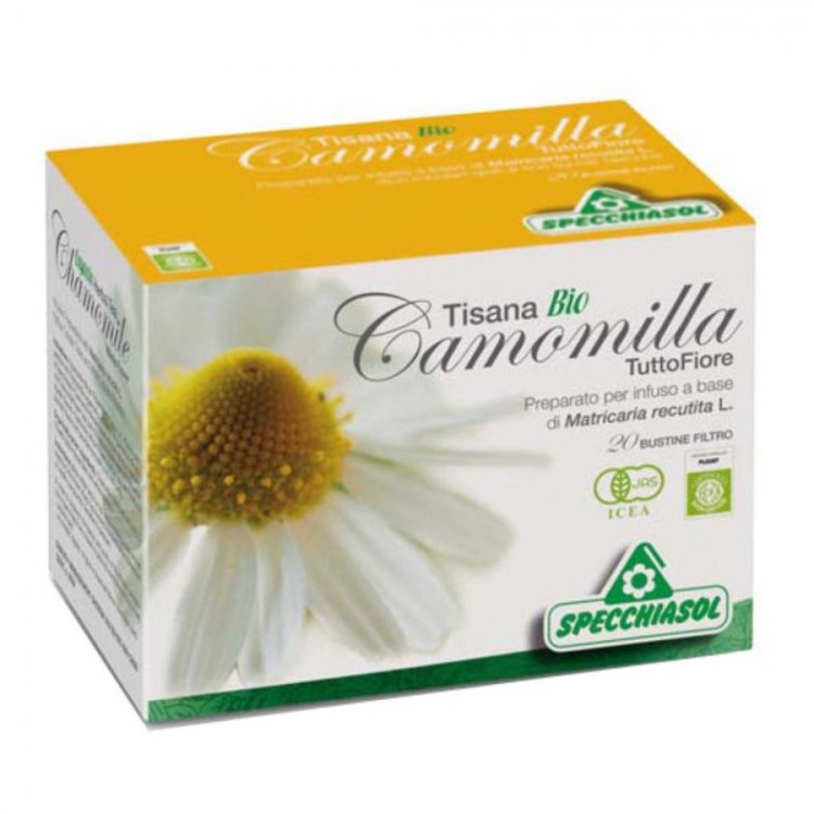 Specchiasol Tisana Camomilla Bio Rilassante 20 Bustine