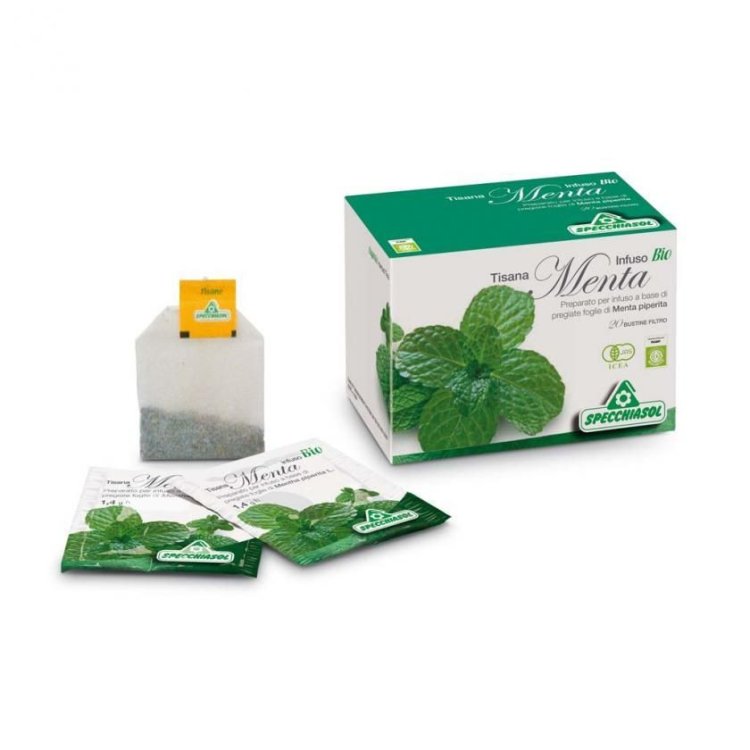 Specchiasol Tisana Bio Menta: Infuso Rinfrescante con 20 Filtri