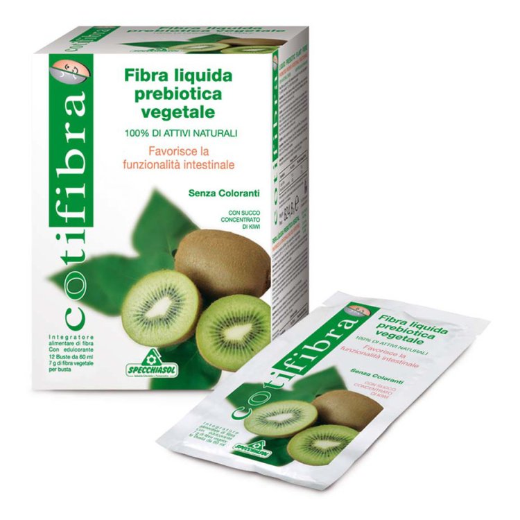 Specchiasol Cotifibra Integratore di Fibra Liquida con Kiwi - 12 Bustine
