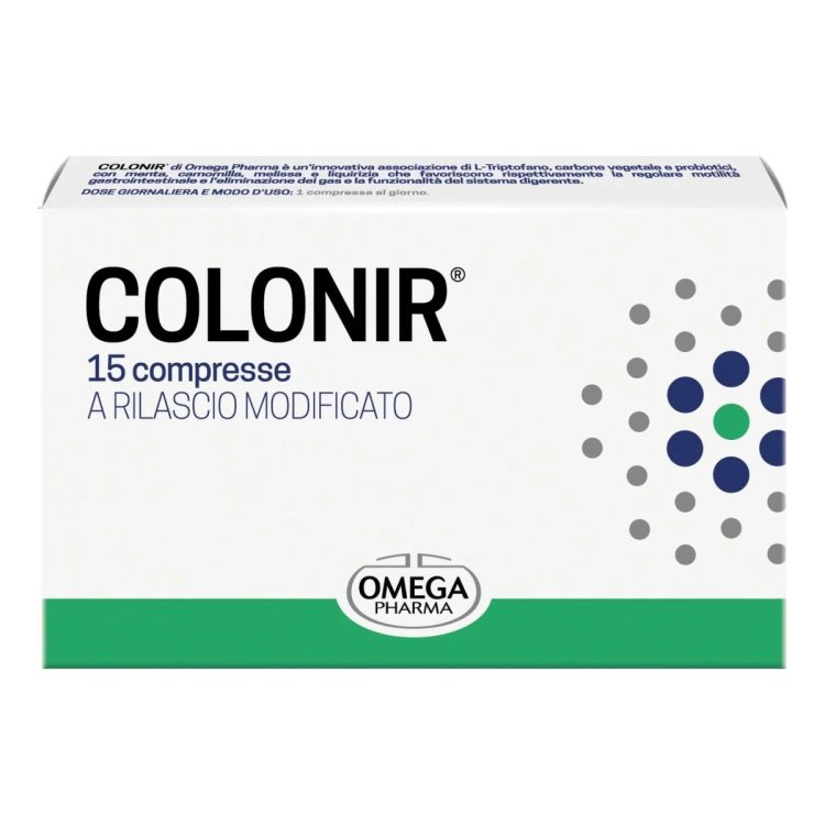 Omega pharma Colonir Integratore per Disturbi Intestinali 15 Compresse