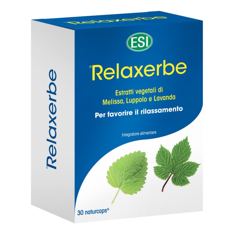 Esi Relaxerbe Integratore per Rilassamento e Concentrazione 30 Capsule