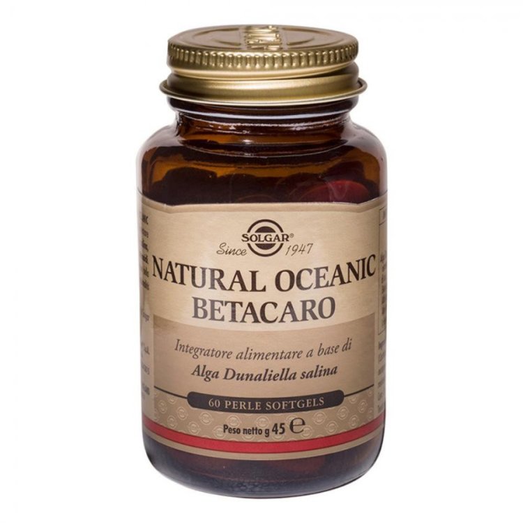 Solgar Natural Oceanic Betacaro Integratore per Vista e Pelle 60 Perle Solgar Natural Oceanic Betacaro Integratore per Vista e Pelle 60 Perle