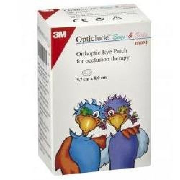 3M Opticlude Boys & Girls Cerotto Oculare per Strabismo Ambliopia Maxi 5,7x8cm