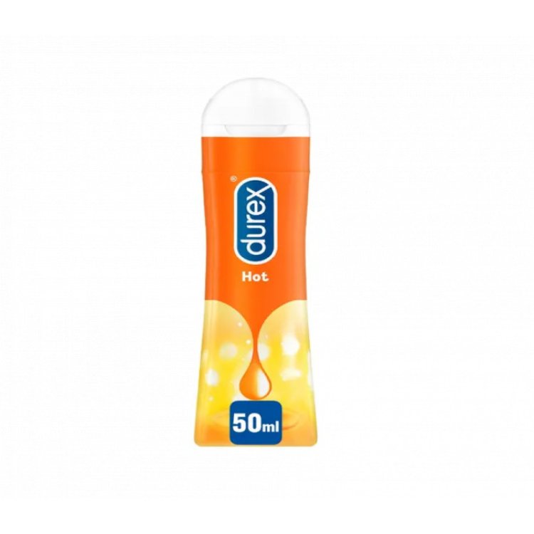 Durex Top Gel Hot Lubrificante Intimo Effetto Riscaldante Compatibile Preservativi 50ml