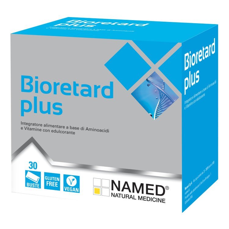 Named Bioretard Plus Integratore Alimentare con Aminoacidi e Vitamine 30 Bustine