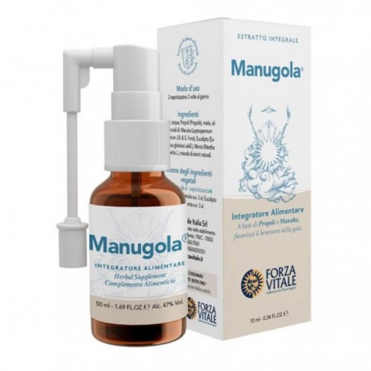 Forza Vitale Manugola Spray Ecosol Benessere Gola 10ml
