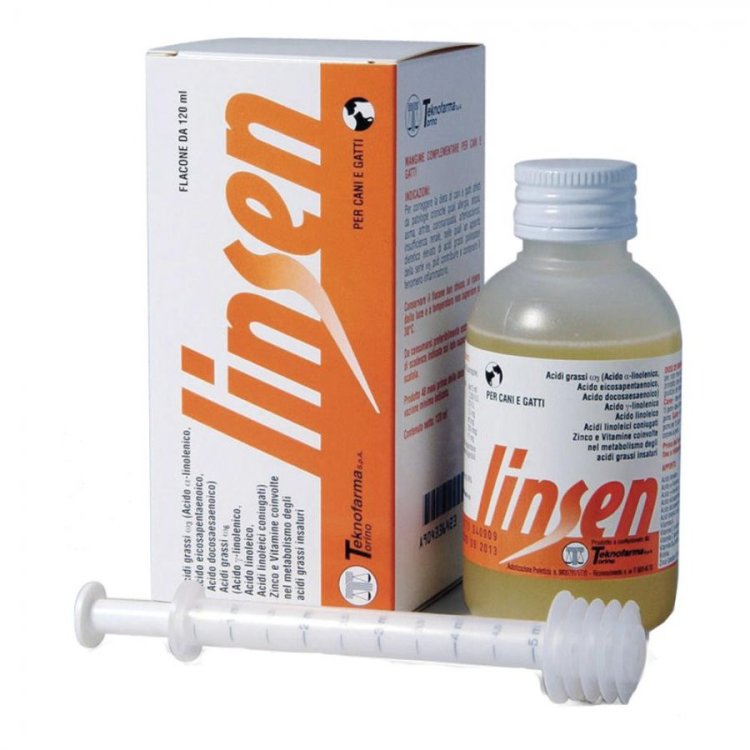Teknofarma Linsen Integratore Alimentare per Cani e Gatti 200ml