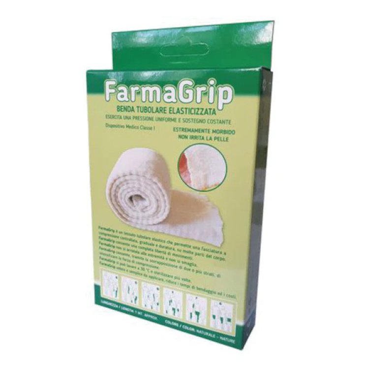 Farmacare FarmaGrip Benda Tubolare Elastica di Supporto 6,25x100cm
