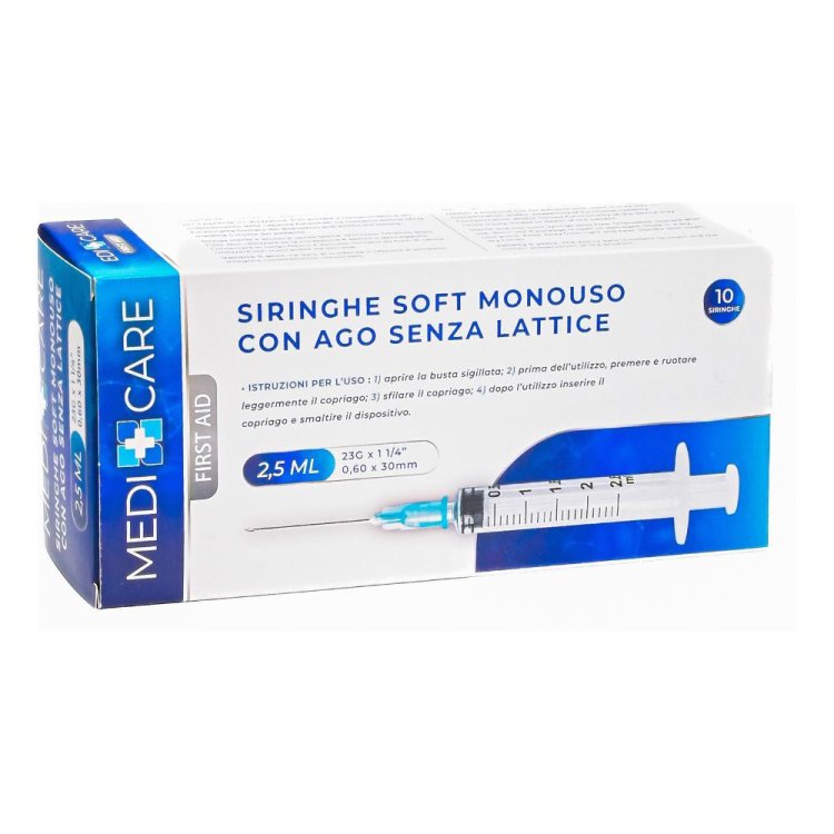 Gammadis Siringa Soft 2,5ml Ago 23G - 10 Pezzi