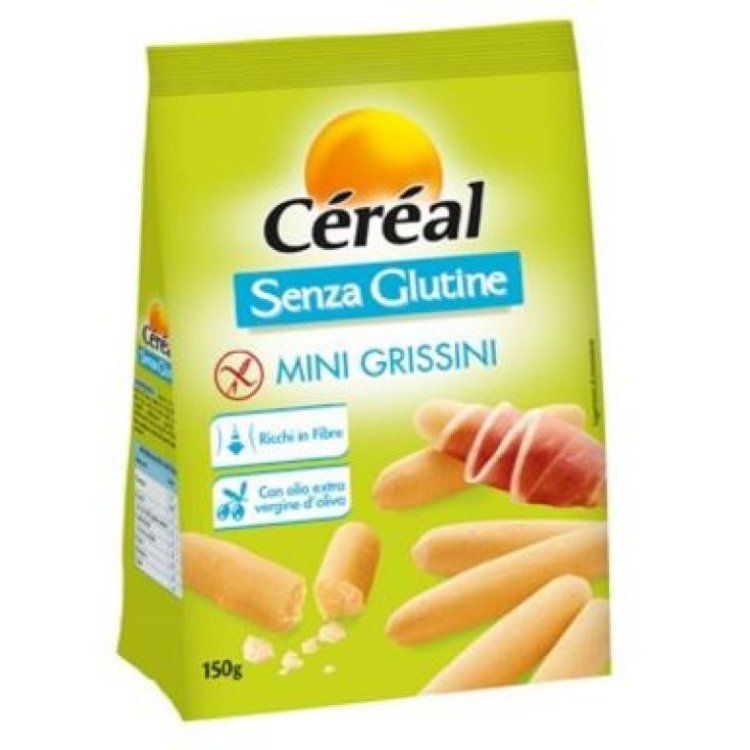 C&eacute;r&eacute;al Mini Grissini Senza Glutine Per Intolleranti al Glutine 150g