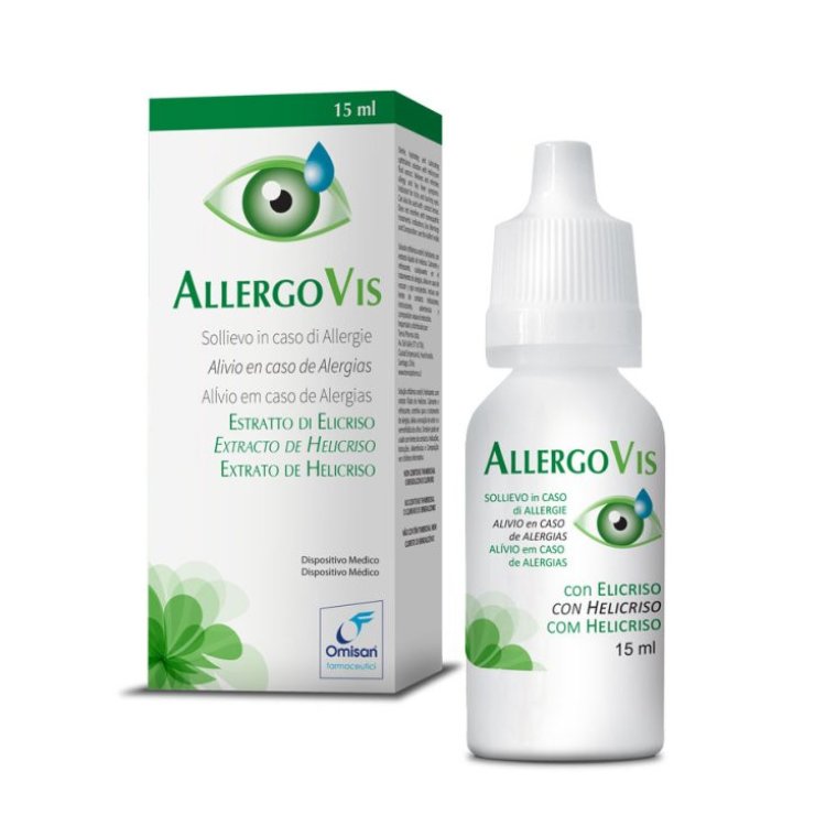 Omisan Farmaceutici Allergovis Gocce Oculari Allergie 15ml Omisan Farmaceutici Allergovis Gocce Oculari Allergie 15ml