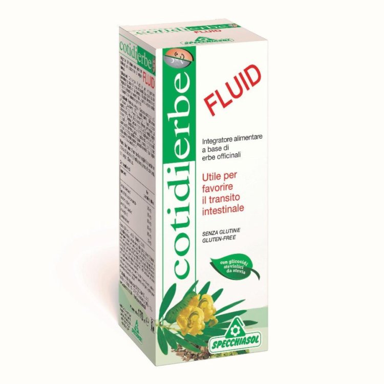 Specchiasol Cotidierbe Fluid Integratore Alimentare per Regolarit&agrave; Intestinale, 170 ml