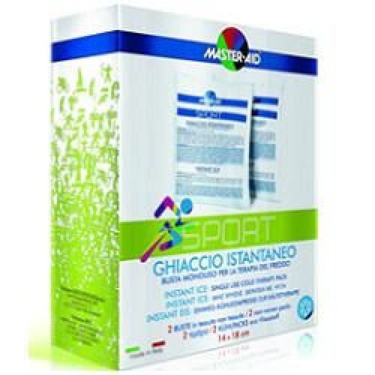 Master Aid Sport Ghiaccio Istantaneo per Terapia del Freddo 2 Pezzi