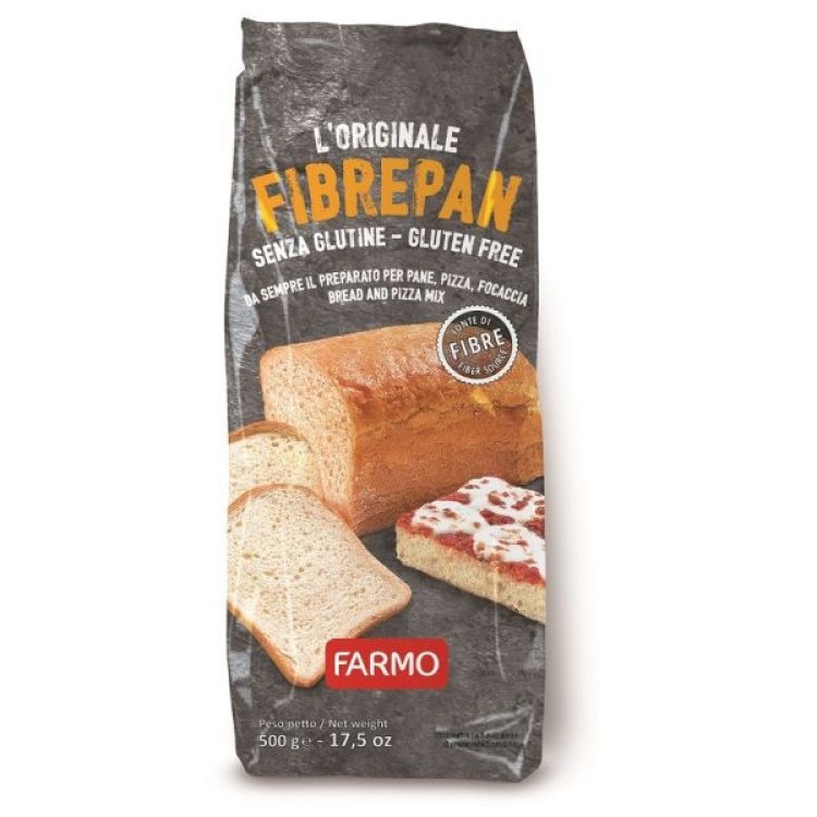 Farmo Fibrepan Preparato per Pane Pizza e Focaccia Senza Glutine 500g
