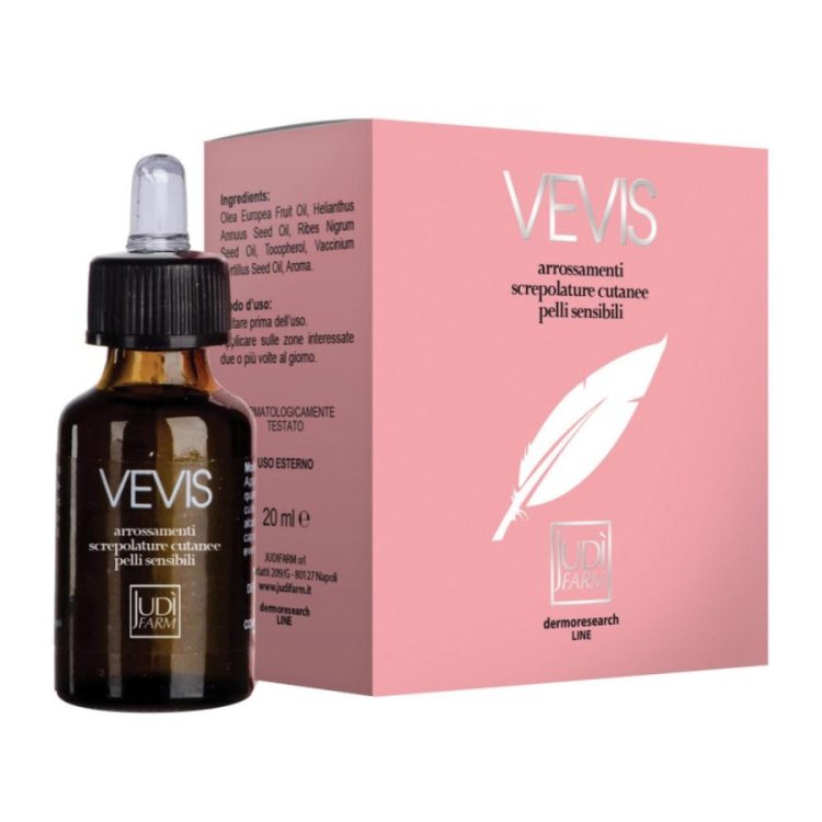 Judifarm Vevis Olio Naturale per Pelli Sensibili e Ragadi 20ml
