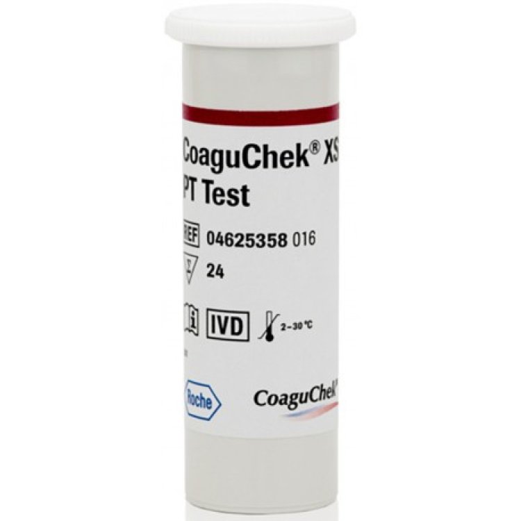 CoaguChek XS PT Test Strisce Reattive 24 Pezzi