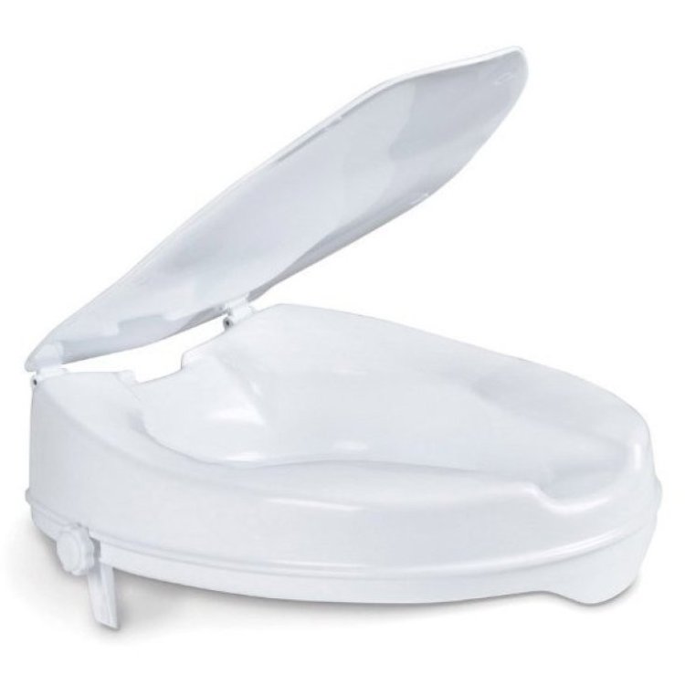 Intermed Alza WC Anatomico con Fissaggio Laterale 6 cm