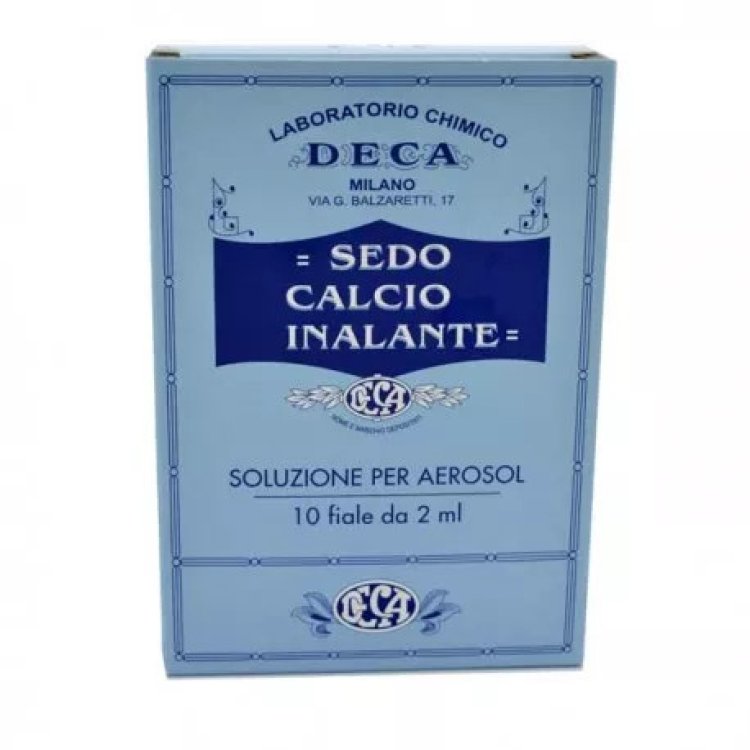 Deca Laboratorio Chimico Sedo Calcio Inalante Protezione Mucosa Orofaringea 10 Fiale