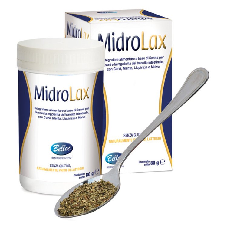 Midrolax Polvere Integratore Alimentare per Regolarit&agrave; Intestinale 80g