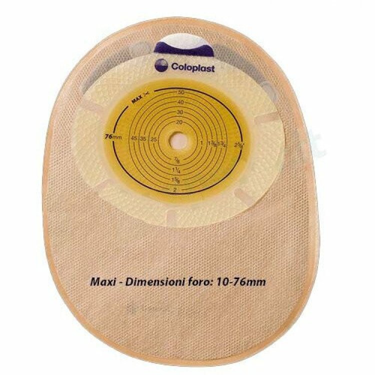 Coloplast Sensura Sacca per Colostomia Chiusa Ritagliabile Maxi
