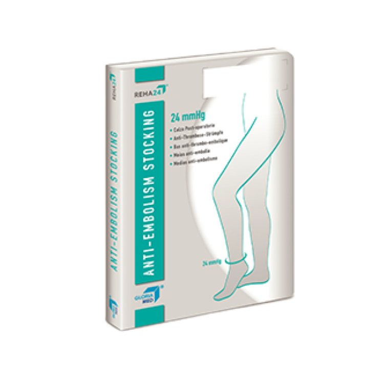 Gloria Med Spa REHA 24 Autoreggente S Corto 24 mmHg Beige o Nero