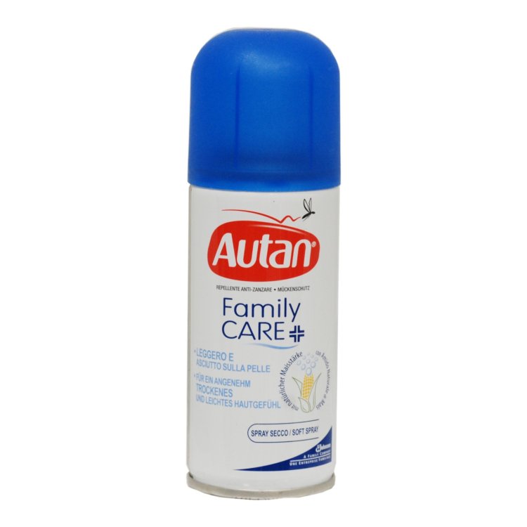 Autan Family Care Spray Secco Insettorepellente Protezione Famiglia 100ml
