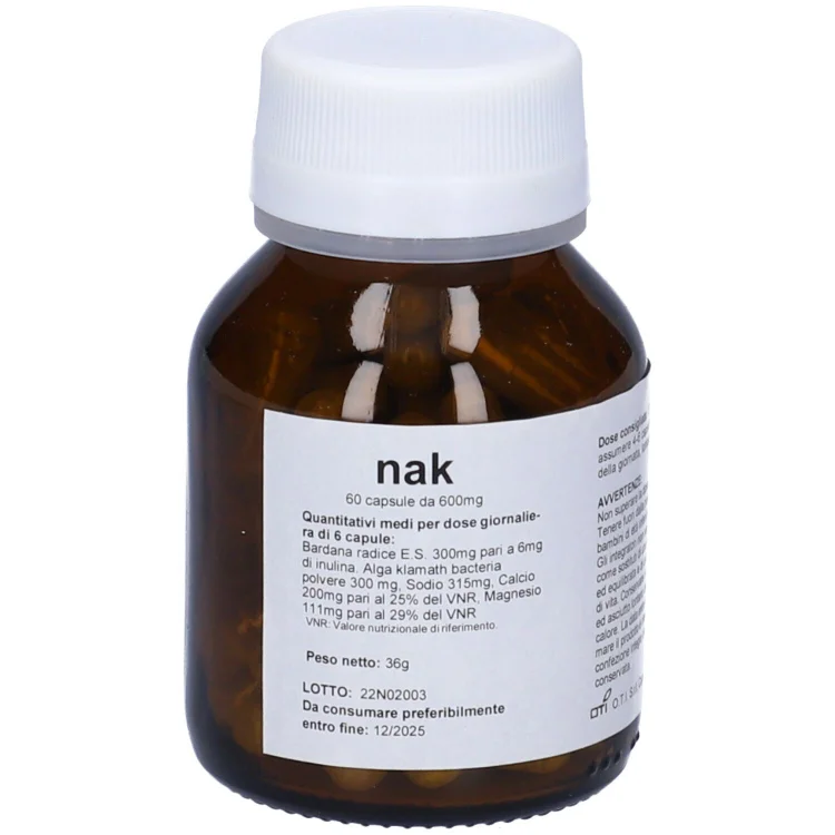 Oti NaK Integratore per la Digestione in Capsule, 60 Unità Oti NaK Integratore per la Digestione in Capsule, 60 Unità