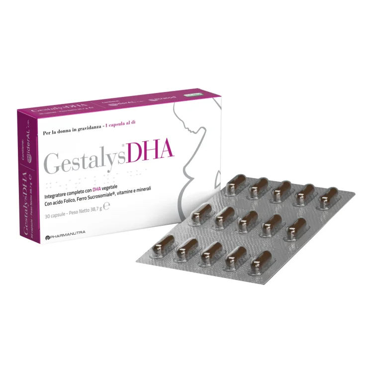 Gestalys DHA Integratore Alimentare per Gravidanza e Allattamento, 30 Capsule Gestalys DHA Integratore Alimentare per Gravidanza e Allattamento, 30 Capsule