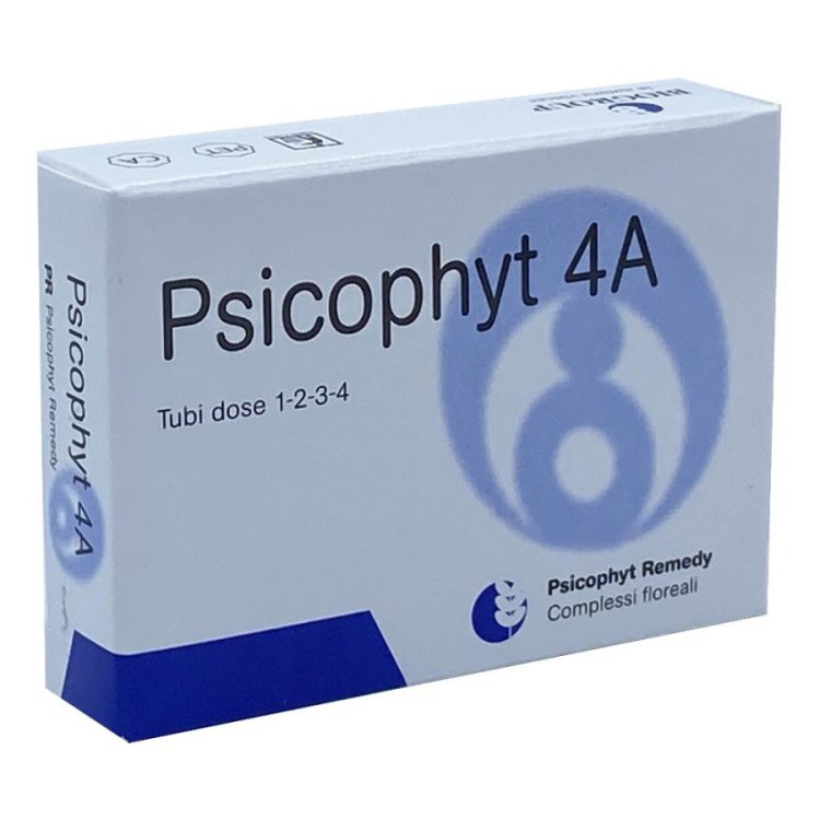 Biogroup Psicophyt Remedy 4A, Rimedio Riequilibrante, 4 Tubi Globuli